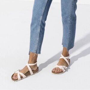 Birkenstock Cream Double Strap Sandals